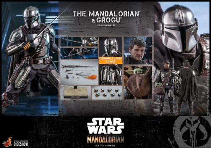 SIDESHOW The Mandalorian And Grogu Deluxe Version Sixth Scale Figure - 