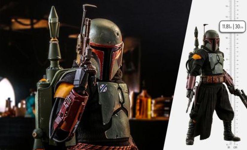 SIDESHOW Boba Fett Repaint Armor Star Wars 1/6th Scale Poseable Collectible Figure - ACTION FIGURE