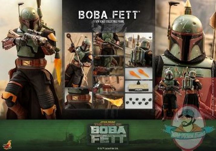 SIDESHOW Boba Fett Star Wars 1/6 Scale Poseable Figure - COLLECTABLES