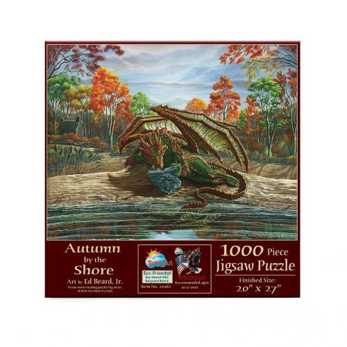 SUNSOUT Autumn By The Shore 1000 Piece Puzzle - 