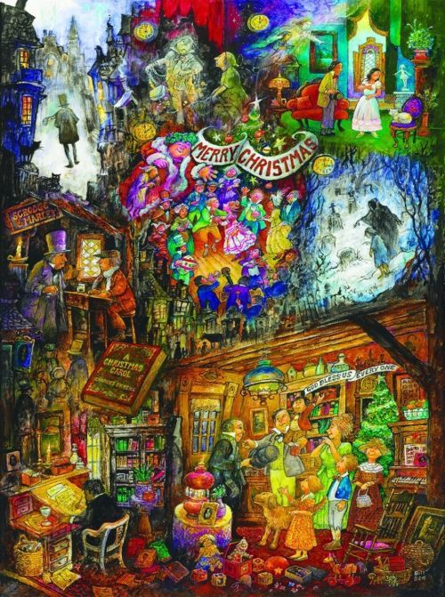 SUNSOUT Christmas Carol 1000 Piece Puzzle - PUZZLES