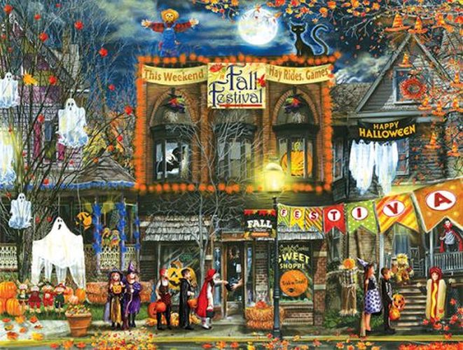SUNSOUT Fall Festival Halloween 500 Piece Puzzle - 