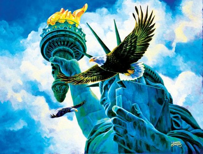 SUNSOUT Spirit Of Freedom 500 Piece Puzzle - PUZZLES