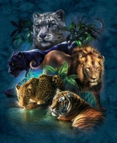 SUNSOUT Big Cat Prowess 1000 Piece Puzzle