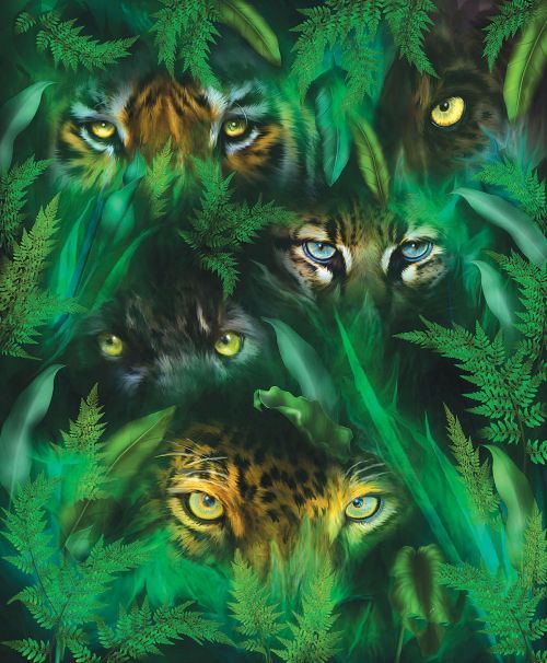 SUNSOUT Jungle Eyes 1000 Piece Puzzle