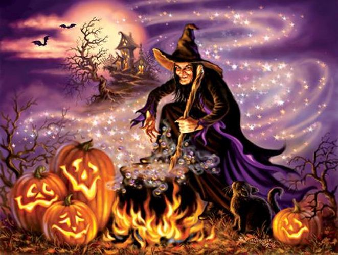 SUNSOUT All Hallows Eve Halloween 500 Piece Puzzle - PUZZLES