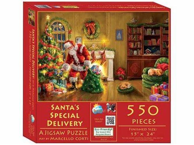 SUNSOUT Santas Special Delivery 550 Piece Puzzle