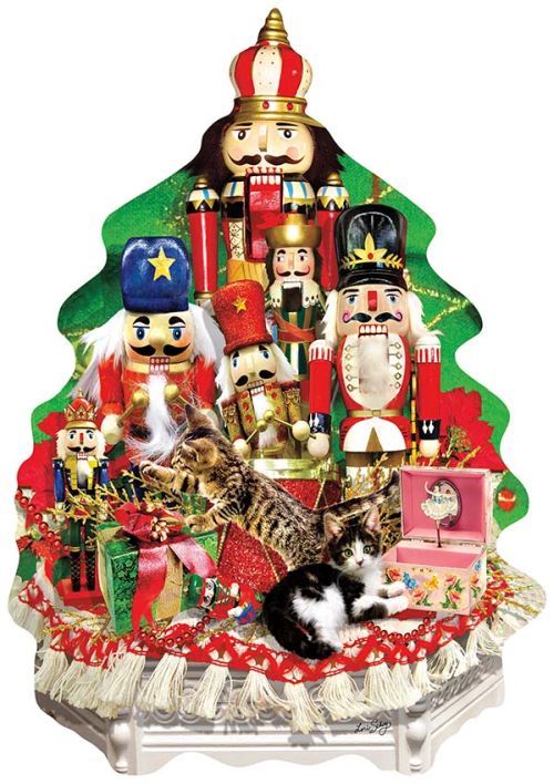 SUNSOUT A Nutcracker Christmas 1000 Piece Special Shaped Puzzle - PUZZLES