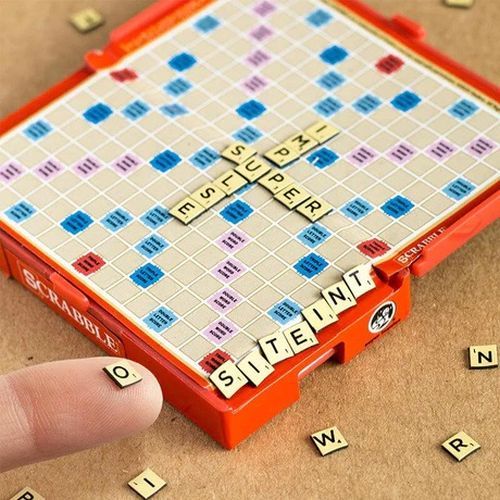 SUPER IMPULSE Scrabble Worlds Smallest Board Game - 