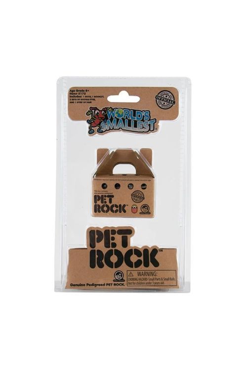 SUPER IMPULSE Pet Rock Worlds Smallest Toy - 
