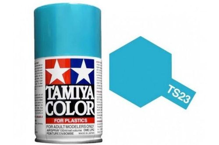 TAMIYA COLOR Light Blue Ts-23 Spray Paint Lacquer - PAINT