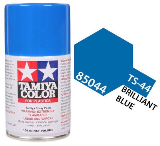 TAMIYA COLOR Brilliant Blue Ts-44 Spray Paint Lacquer - .