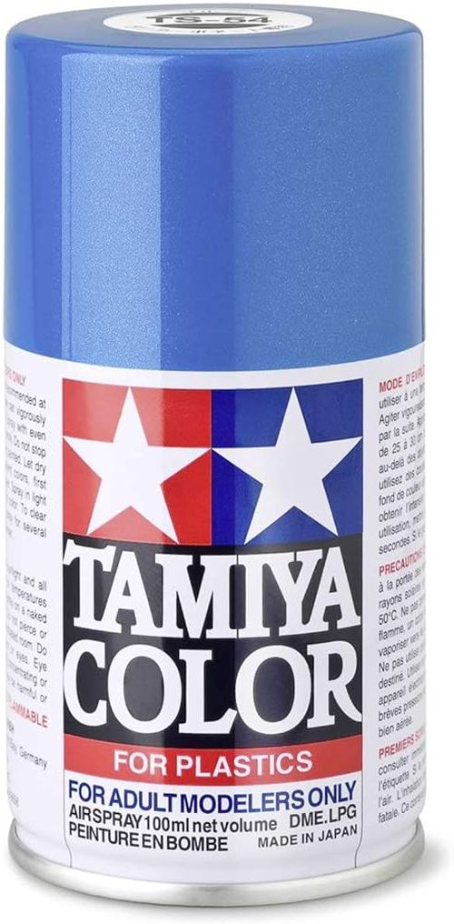 TAMIYA COLOR Light Metallic Blue Ts-54 Spray Paint Lacquer - PAINT/ACCESSORY
