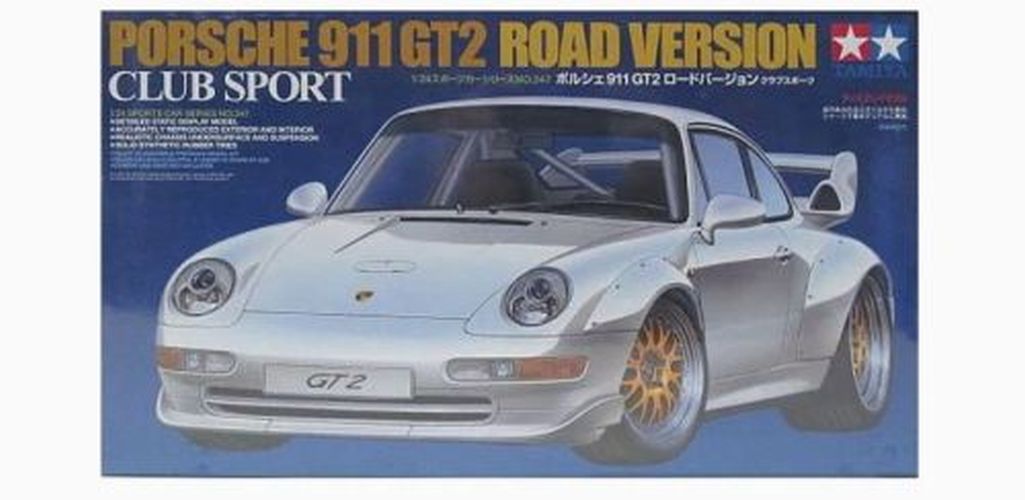 TAMIYA MODEL Porsche Gt2 Street Version Sports Car Model Kit - .