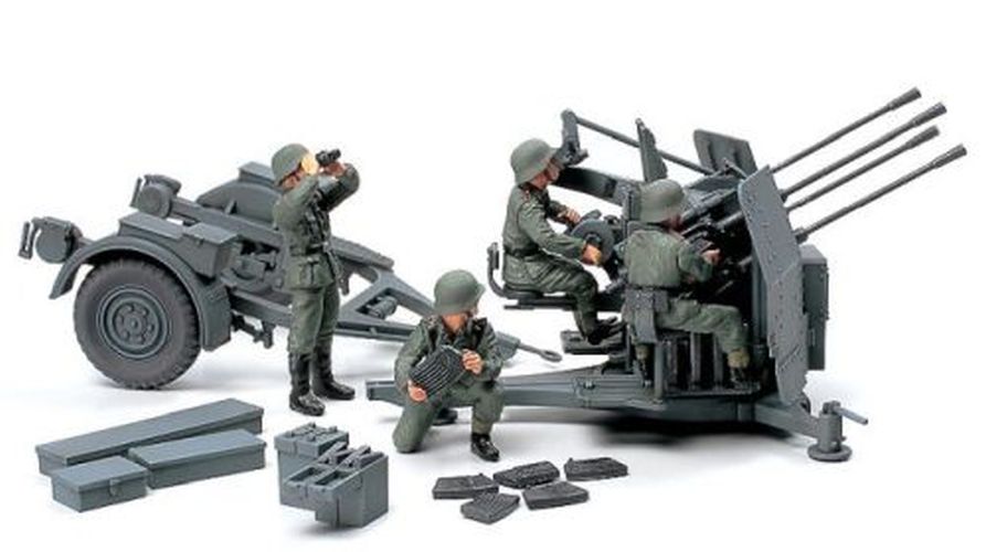 TAMIYA MODEL German 20 Mm Flakveirling 38 Gun - MODELS