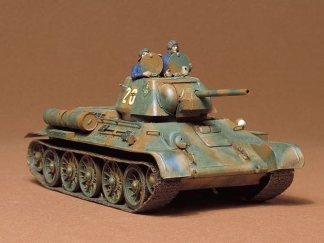 TAMIYA Russian T34/76 1943 Productioin Model Tank Kit - MODELS