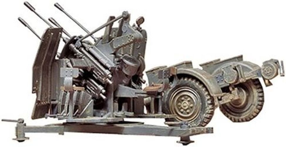 TAMIYA MODEL German 20mm Flakvierling 38 Gun 1/35 Kit - .