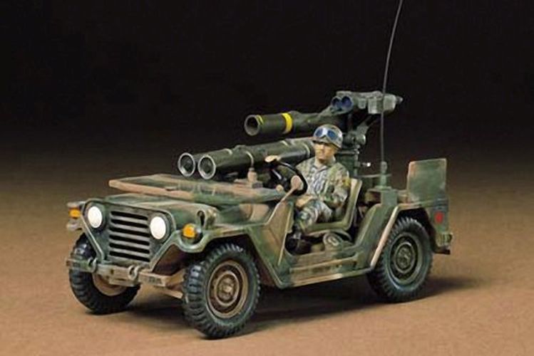TAMIYA Us Mi6ia2 Tow Missile Launcher Jeep 1/35 Scale Plastic Model Kit - MODELS