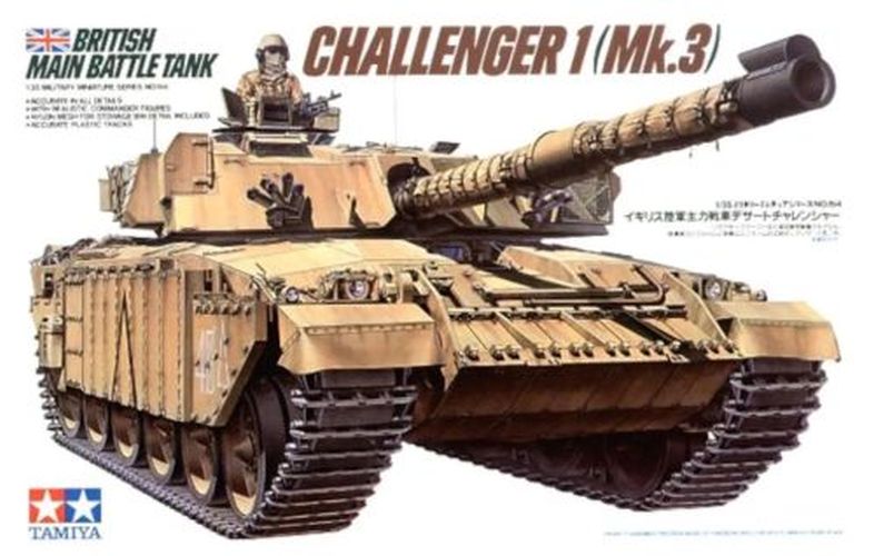 TAMIYA MODEL British Mbt Challenger Mk.3 Tank 1/35 Kit - .