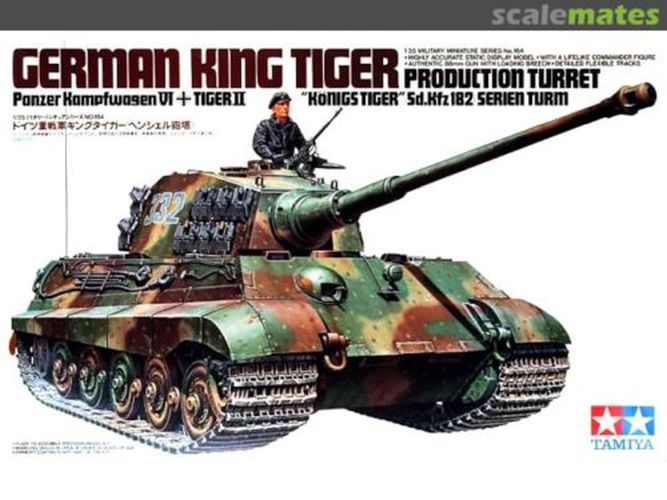 TAMIYA MODEL German King Tiger Production Turret Tank Model - .
