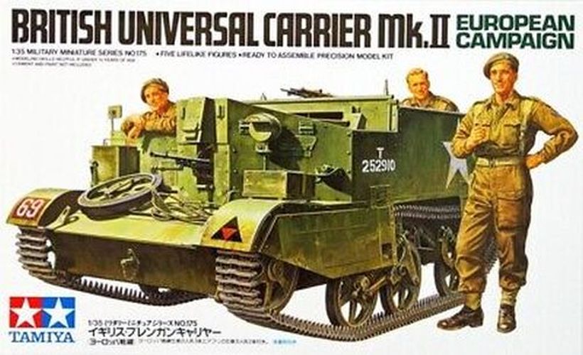 TAMIYA MODEL British Universal Carrier Mk.1 European Campaign 1/35 Kit - .