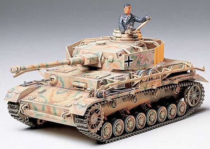 TAMIYA MODEL Panzerkamptvaggen Iv Tank 1/35 Scale Plastic Model Kit - .