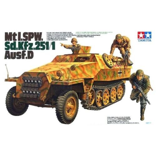 TAMIYA MODEL Mtl.spw. Sd.kfz.251 Vehicle 1/35 Scale Plastic Model - MODELS