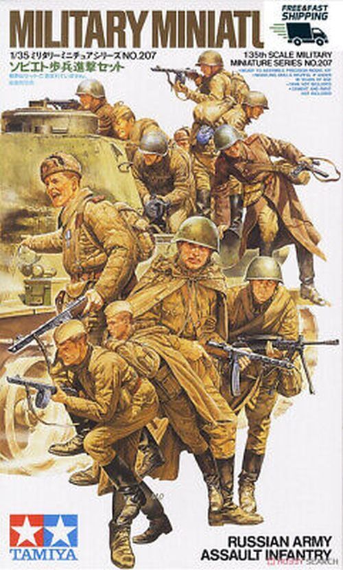 TAMIYA MODEL Russian Army Assault Infantry 1/35 Kit - MODELS