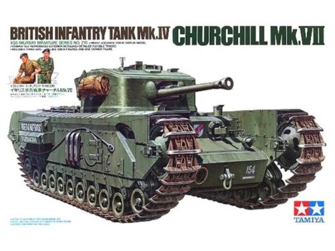TAMIYA MODEL British Infantry Tank Mk.iv Churchill Mk.vii Tank 1/35 Kit - MODELS