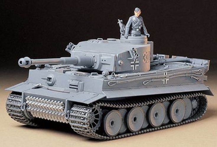 TAMIYA German Tiger 1 Tank 1/35 Scale Plastic Model Kit - MODELS