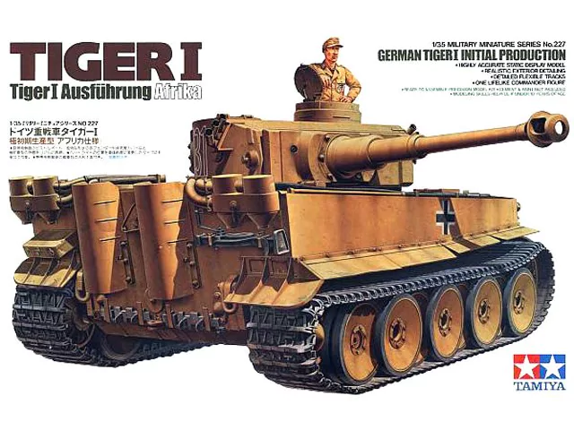 TAMIYA German Tiger 1 Tank Initial Production Model Kit - .
