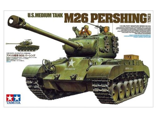 TAMIYA MODEL U.s. Medium Tank M26 Pershing 1/35 Kit - .