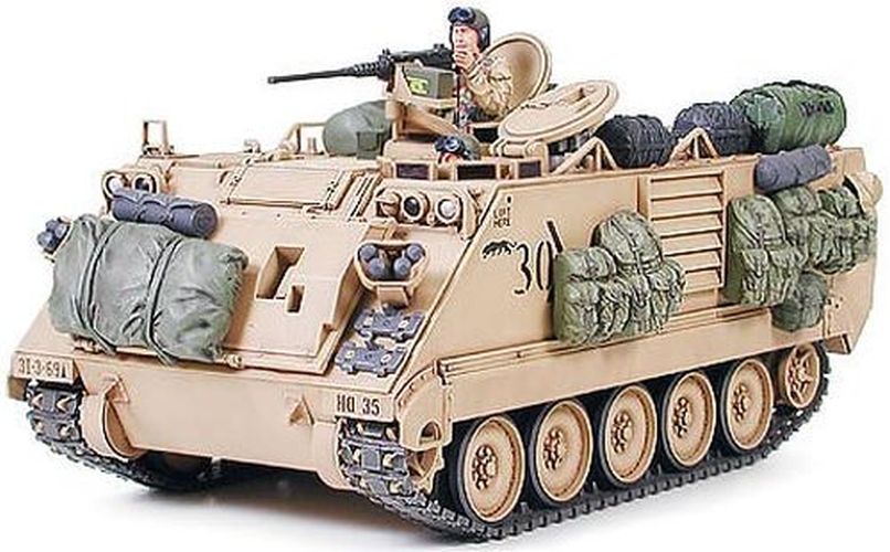 TAMIYA MODEL Us Mii2a2 Armored Personnel Carrier 1/35 Scale Plastic Model Kit - .