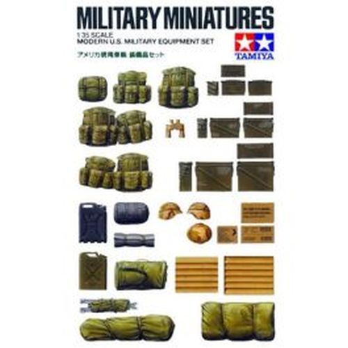 TAMIYA MODEL Modern U.s. Military Equipemnt Set 1/35 Kit - .