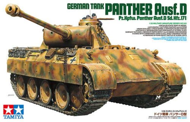 TAMIYA MODEL German Tank Panther Ausf.d 1/35 Kit - .