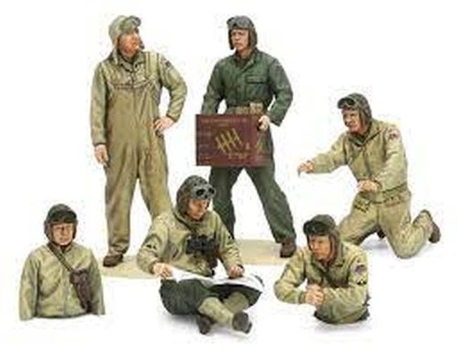 TAMIYA MODEL U.s. Tank Crew Set European Theater 1/35 Kit - .