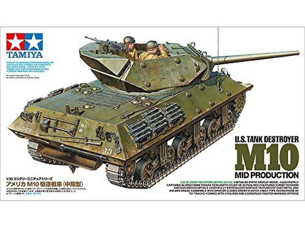 TAMIYA MODEL U.s. Tank Destroyer M10 Mid Production Tank - MODELS