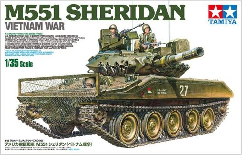 TAMIYA MODEL U.s. Airborne Tank M551 Sheridan Vietnam War 1/35 Kit - .