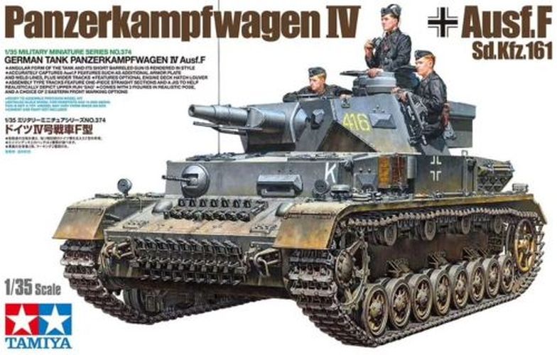 TAMIYA MODEL German Tank Panzerkamfwagen Iv Aust.f 1/35 Kit - .