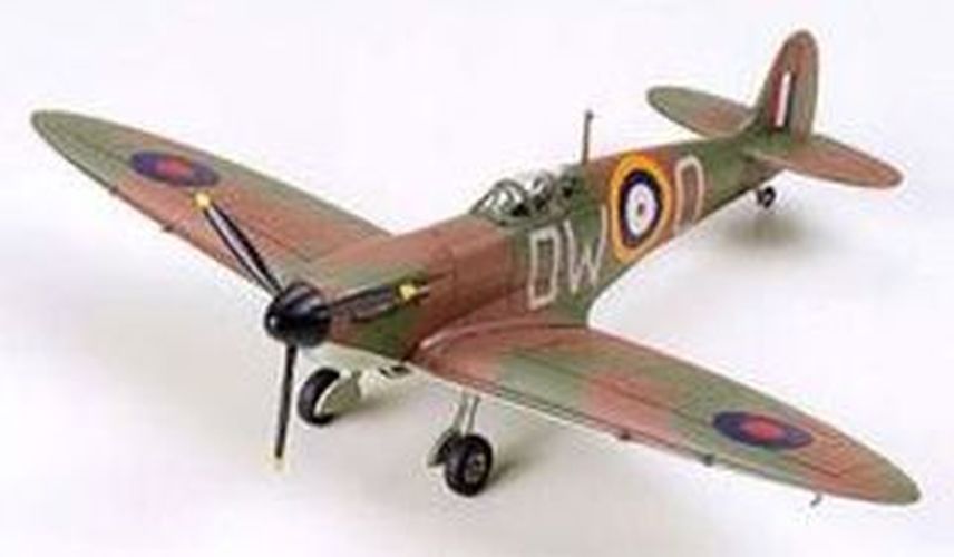 TAMIYA MODEL Supermarine Spitfire Mk1 Airplane 1/72 Scale Plastic Model Kit - 