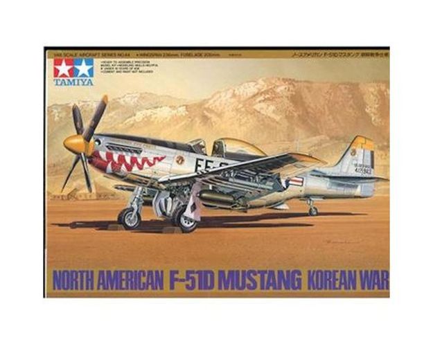 TAMIYA MODEL North American F-51d Mustang Korean War 1/48 Scale Kit - MODELS