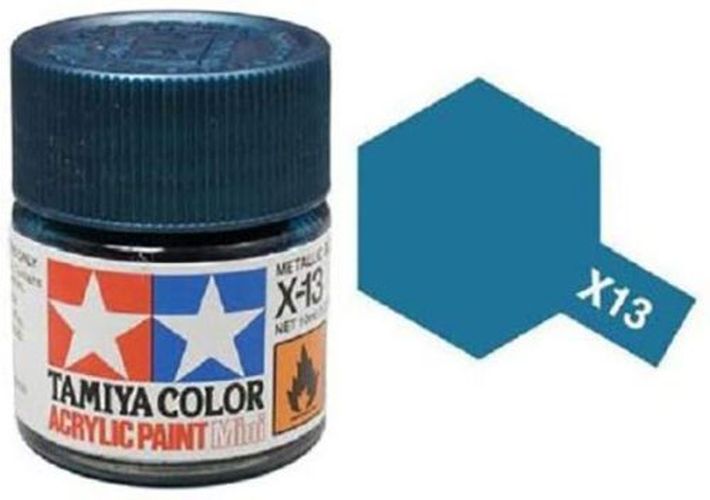 TAMIYA COLOR Metallic Blue X-13 Acrylic Paint 10 Ml - PAINT