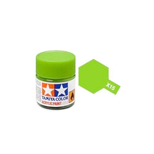 TAMIYA COLOR Light Green X-15 Acrylic Paint 10 Ml - PAINT/ACCESSORY