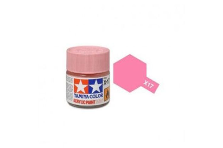 TAMIYA COLOR Pink X-17 Acrylic Paint 10 Ml - PAINT/ACCESSORY
