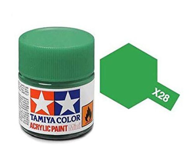 TAMIYA COLOR Park Green X-28 Acrylic Paint 10 Ml - PAINT/ACCESSORY