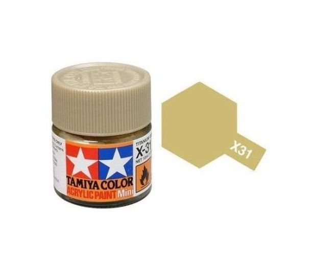 TAMIYA COLOR Titan Gold X-31 Acrylic Paint 10 Ml - .