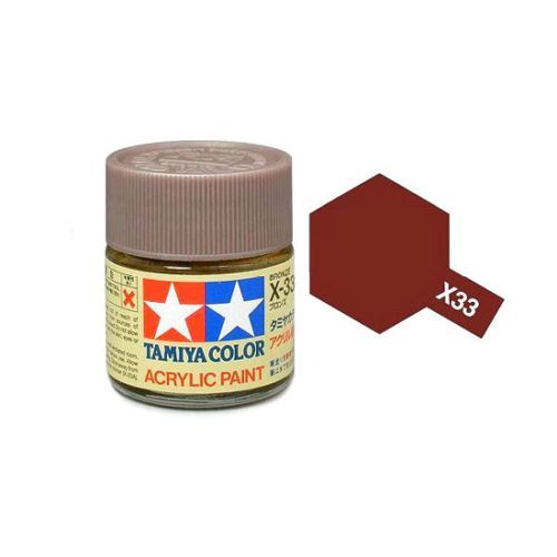 TAMIYA COLOR Bronze X-33 Acrylic Paint 10 Ml - PAINT/ACCESSORY