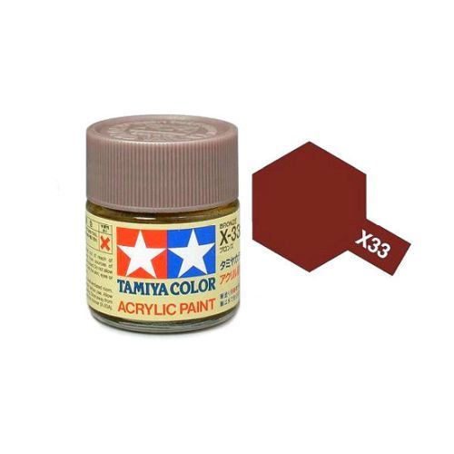 TAMIYA COLOR Bronze X-33 Acrylic Paint 10 Ml - .