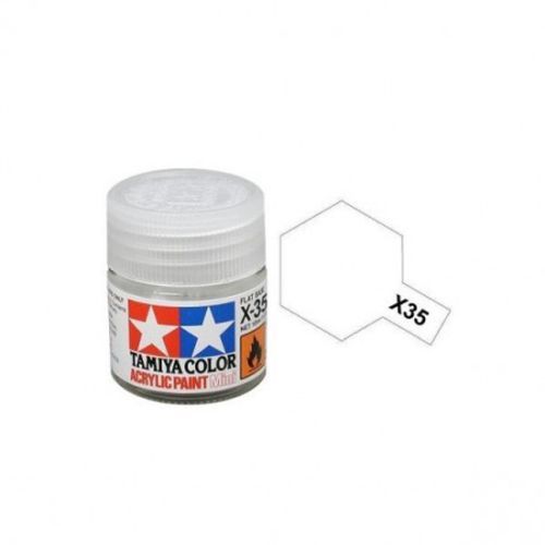 TAMIYA COLOR Semi Gloss Clear X-35 Acrylic Paint 10 Ml - .