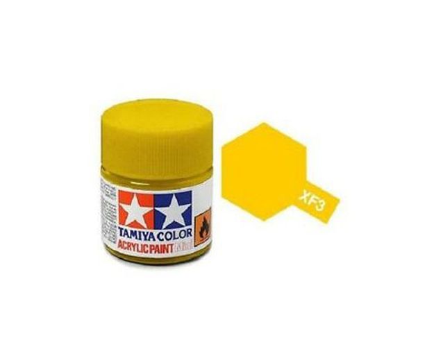 TAMIYA COLOR Flat Yellow Xf-3 Acrylic Paint 10 Ml - PAINT